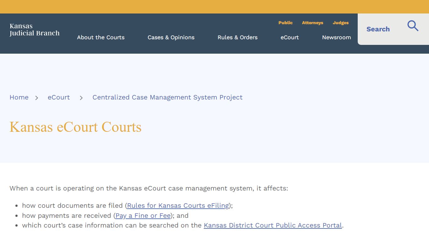 KS Courts - Courts